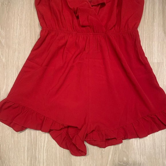 Zaful cherry red romper - M - Picture 4 of 6